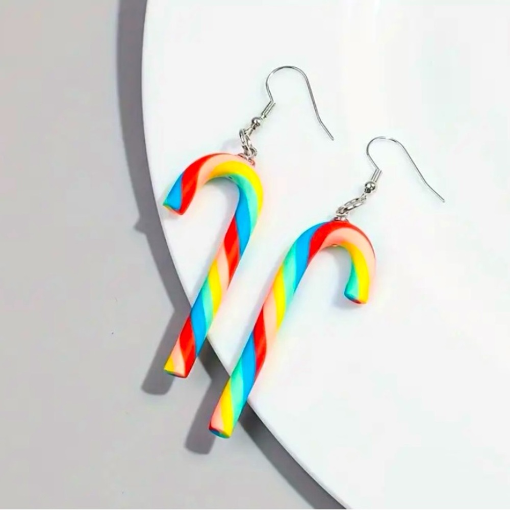 Candy Cane Earrings